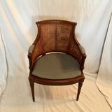 Caninboard office chair, 19th century