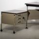 Spazio series director's desk with lamp by Studio BBPR for Olivetti, circa 1960