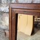 Ancient Burmese teak mirror