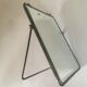 Large barber mirror to hang or lay 24x30cm