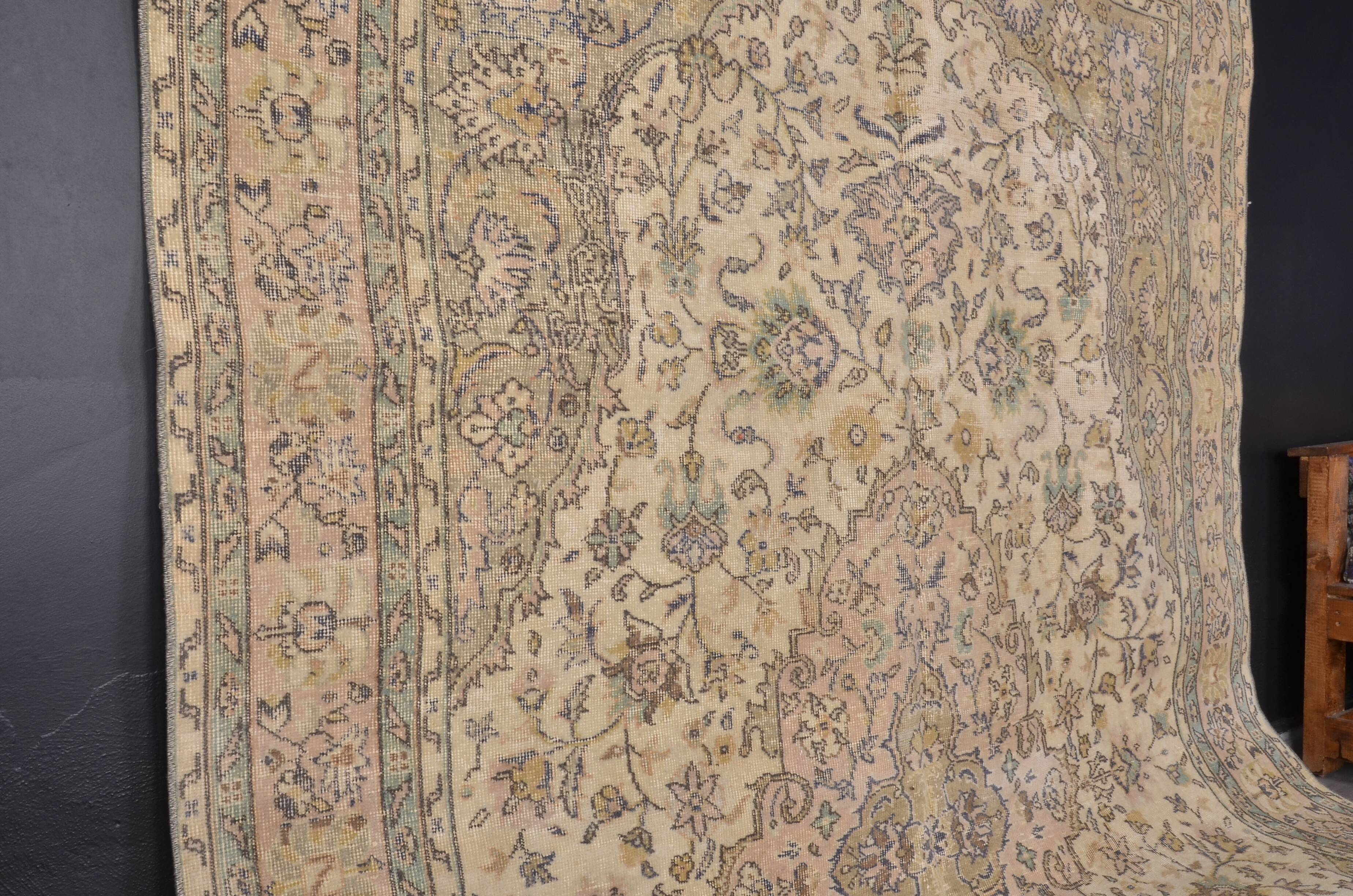 Vintage Turkish Oushak Wool Rug sku 2362