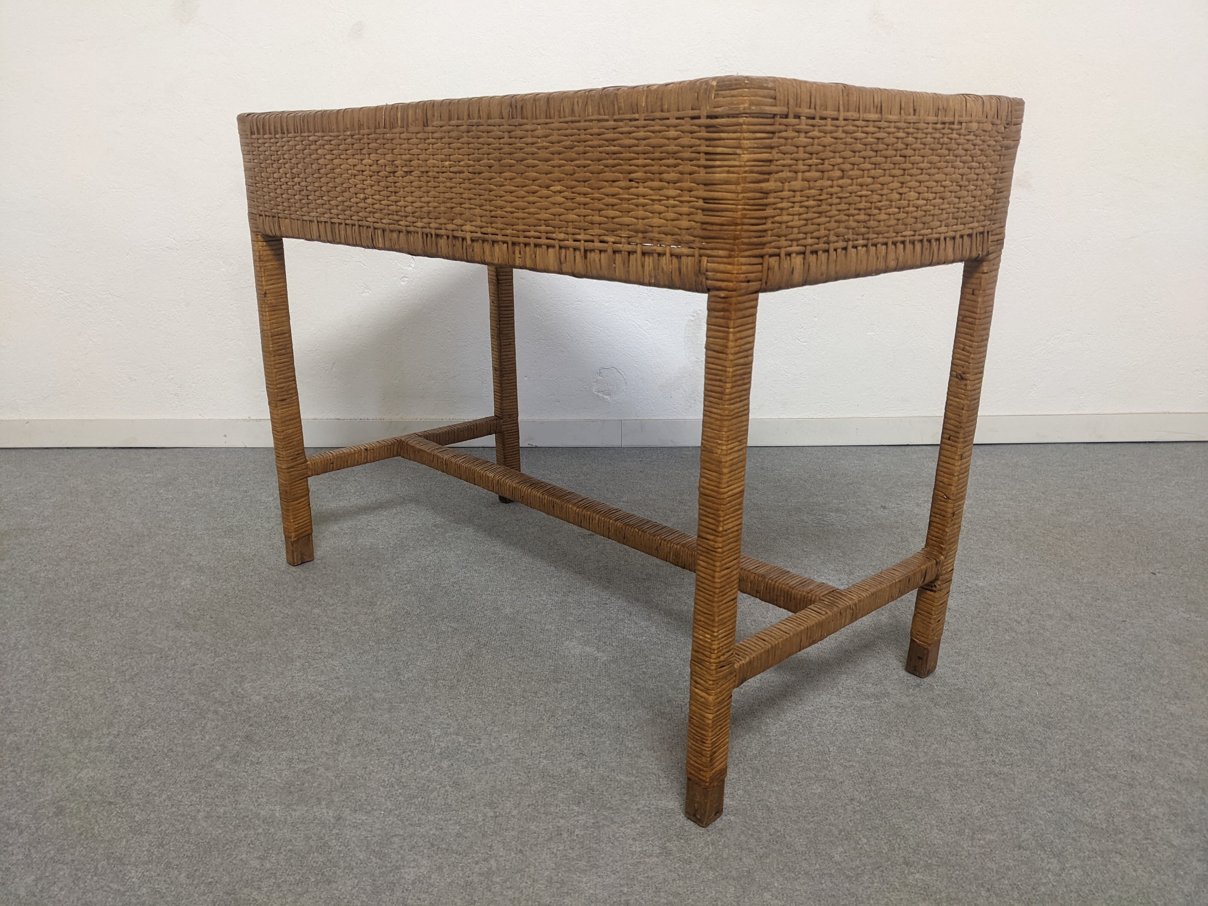 Rattan console from the 50s/60s