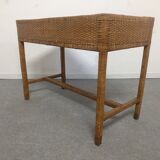 Rattan console from the 50s/60s