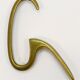 Grand coat rack Auböck Carl Mid-Century in beech with 8 brass hooks, 1950s.