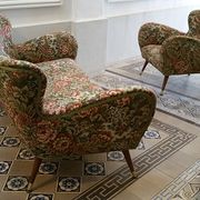 Organic couch 50s/60s design low Italian vintage