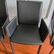 4 leather Twiggy chairs by Gebrüder Thonet
