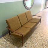 Vintage Scandinavian 3-seater bench 1960