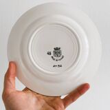 Terre de fer St Amand dessert plates.