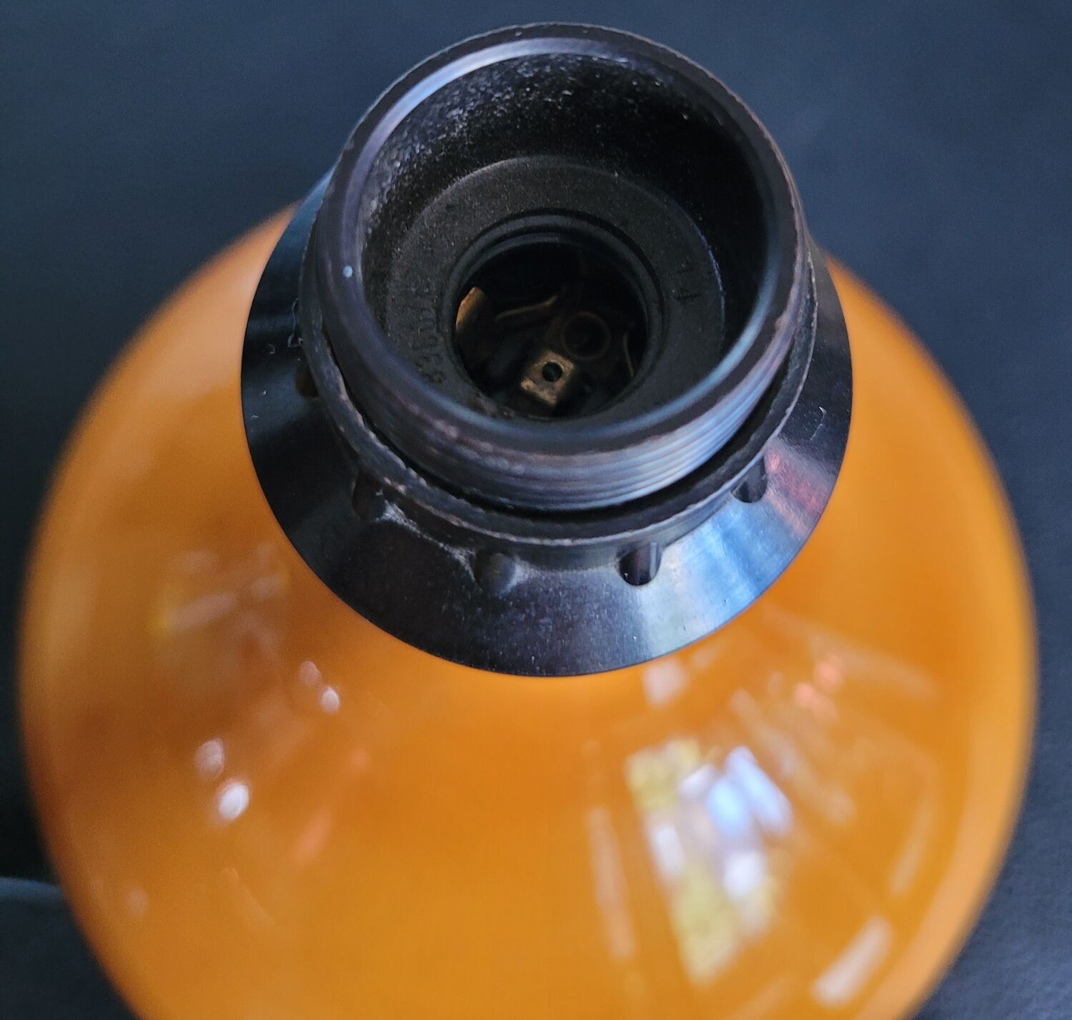 Vintage porcelain lamp foot