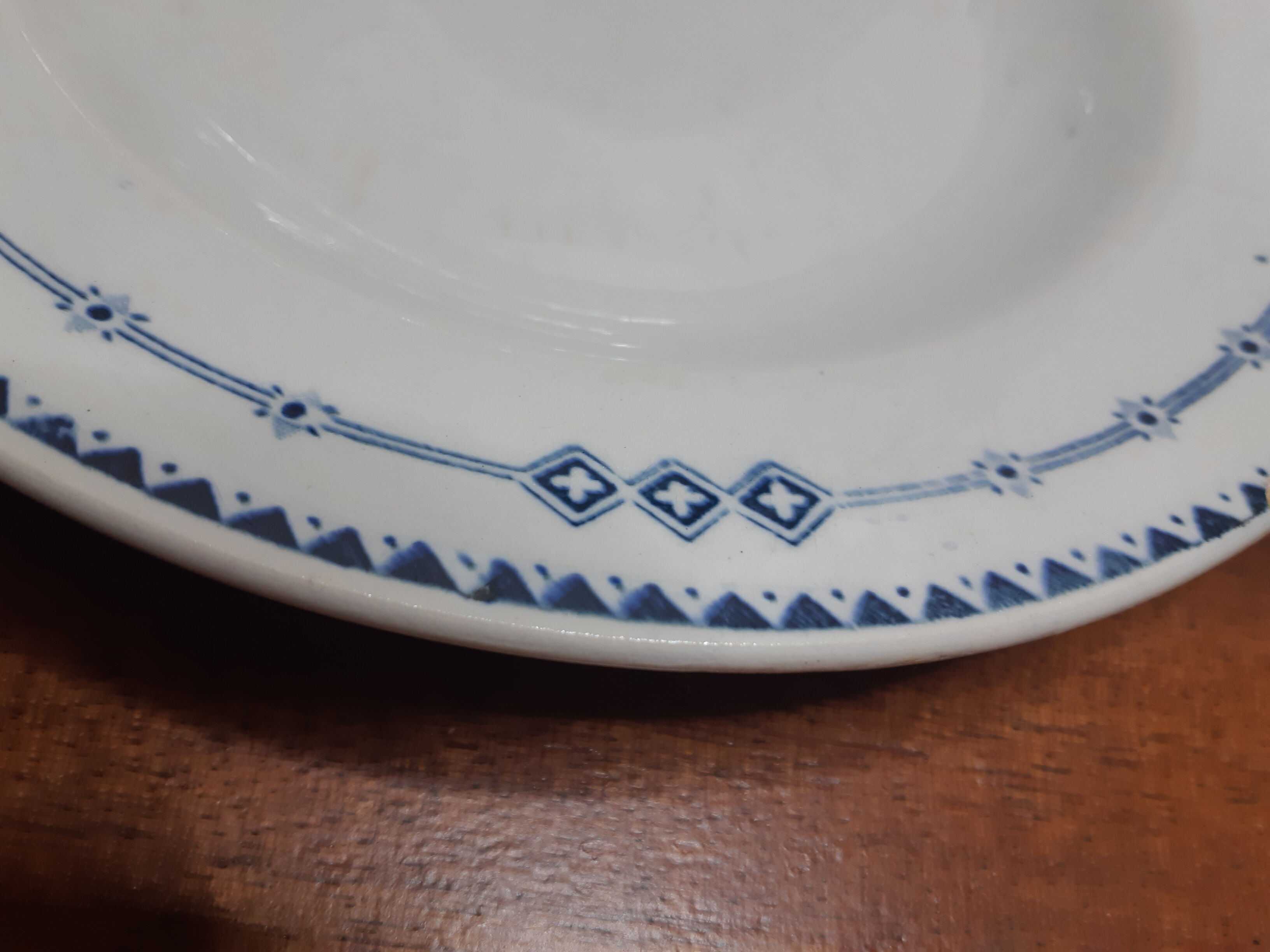 Hollow earthenware plates Iron Earth, Russia