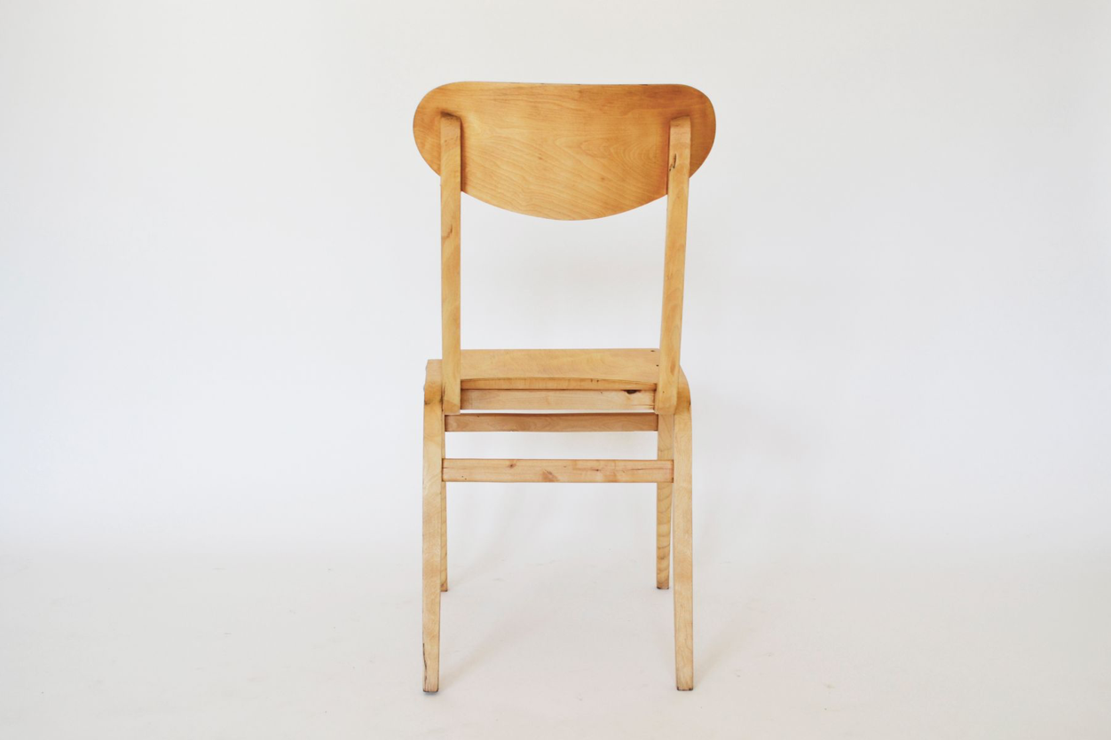 Set of 4 vintage chairs by Lygija Marika Koslauskaitė-Stapulionienė for Šiaulių Ventos Baldų Fabrikas