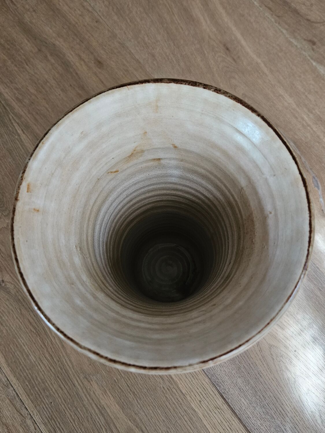 Vase en grès vintage