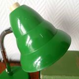 Vintage green cocotte lamp 1950