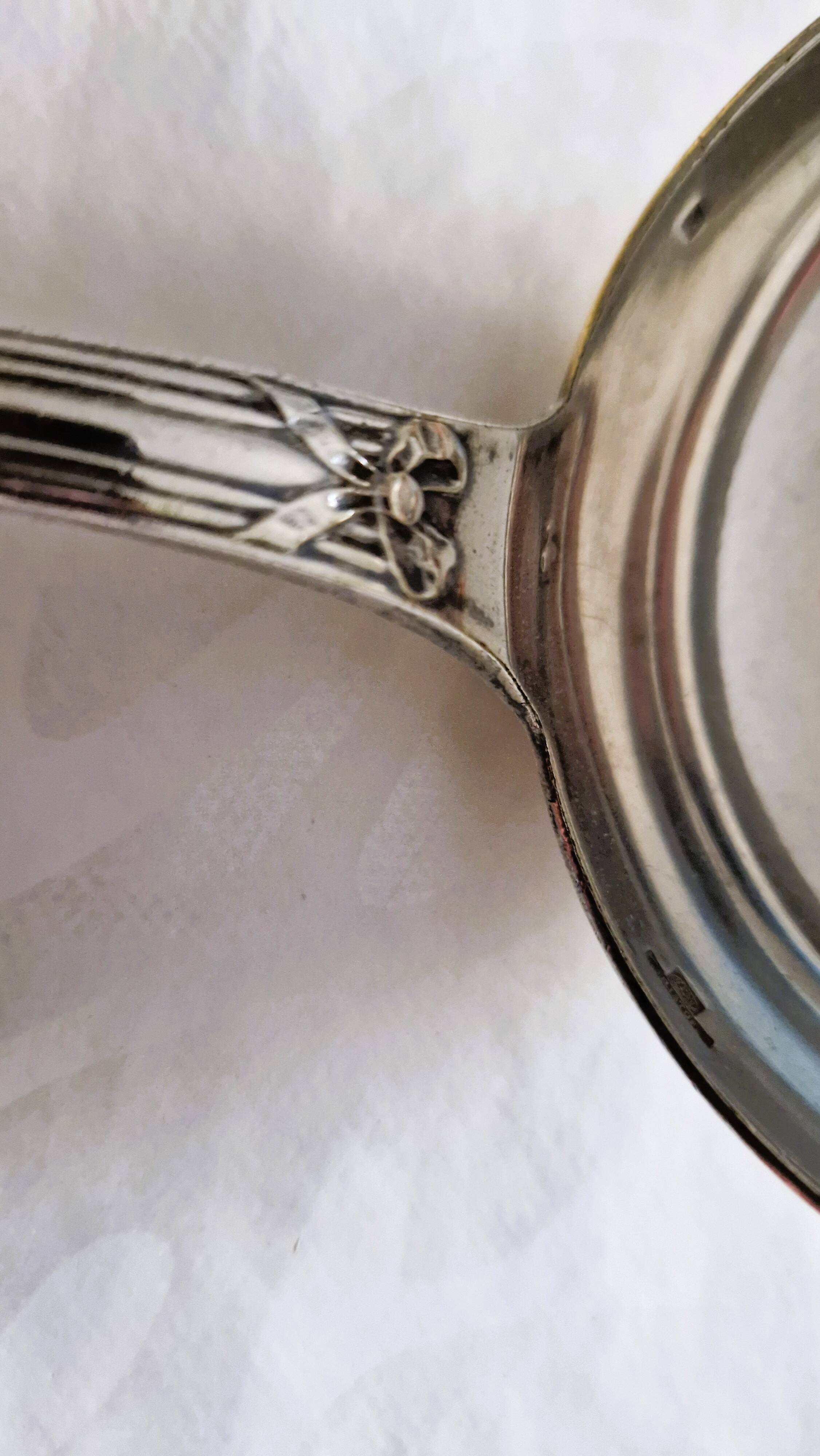 Louche silverware Christofle model Ribbons