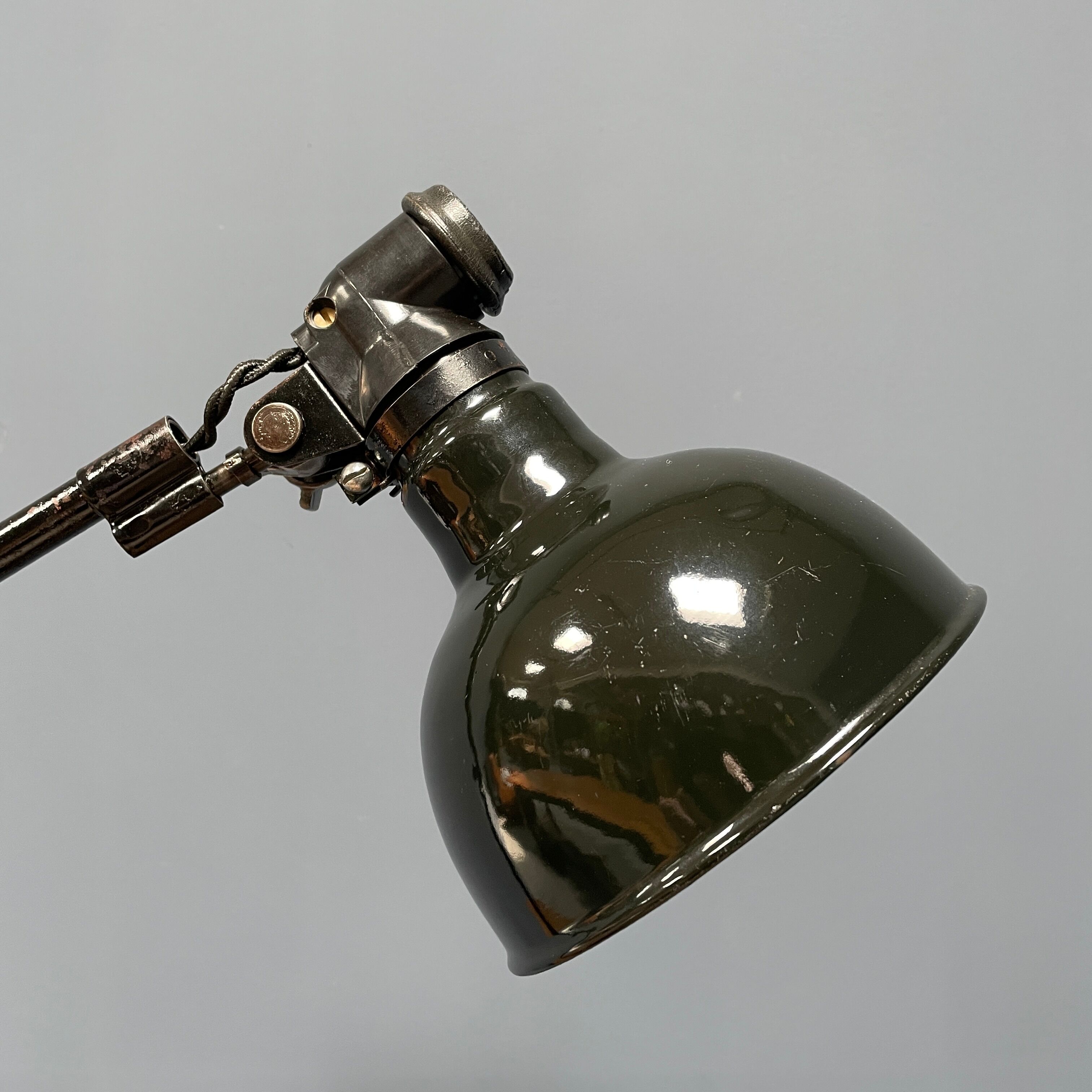 Black Rademacher table lamp from the 1930s