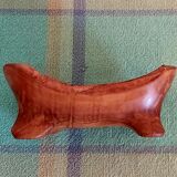 70's olive wood cut