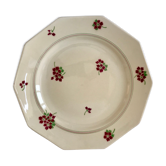 Round dish Moulin des Loups Hamage years 20-30