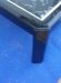 Table basse vintage noire