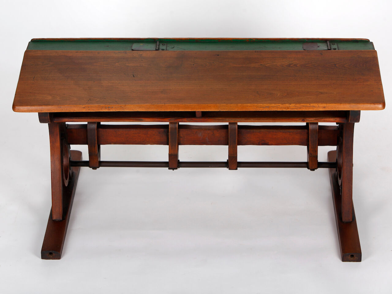 Set of Two Czech school desks from D. G. Fischel & Söhne