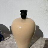 Beige ceramic lamp, Brussels factory, 1990