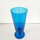 Blue pedestal vase - Italy Empoli 1960
