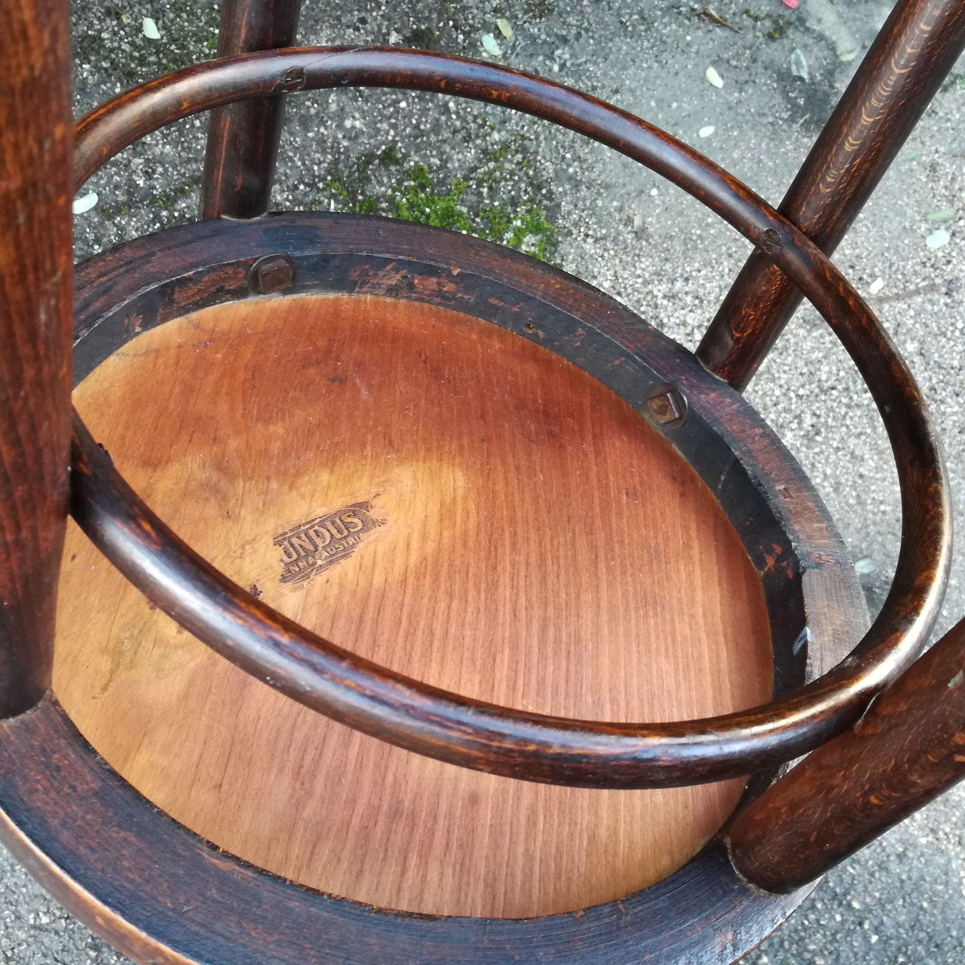 Bistro chair by Thonet from 1900