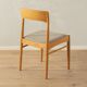 1960s dining chairs, Henning Kjærnulf