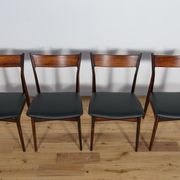 Mid Century Rosewood Dining Chairs by  H. P. Hansen for Randers Møbelfabrik, 1960s, Set of 4