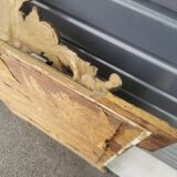 Louis XV style gilded mirror