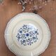 Large round plate, Boch Frères ironstone.