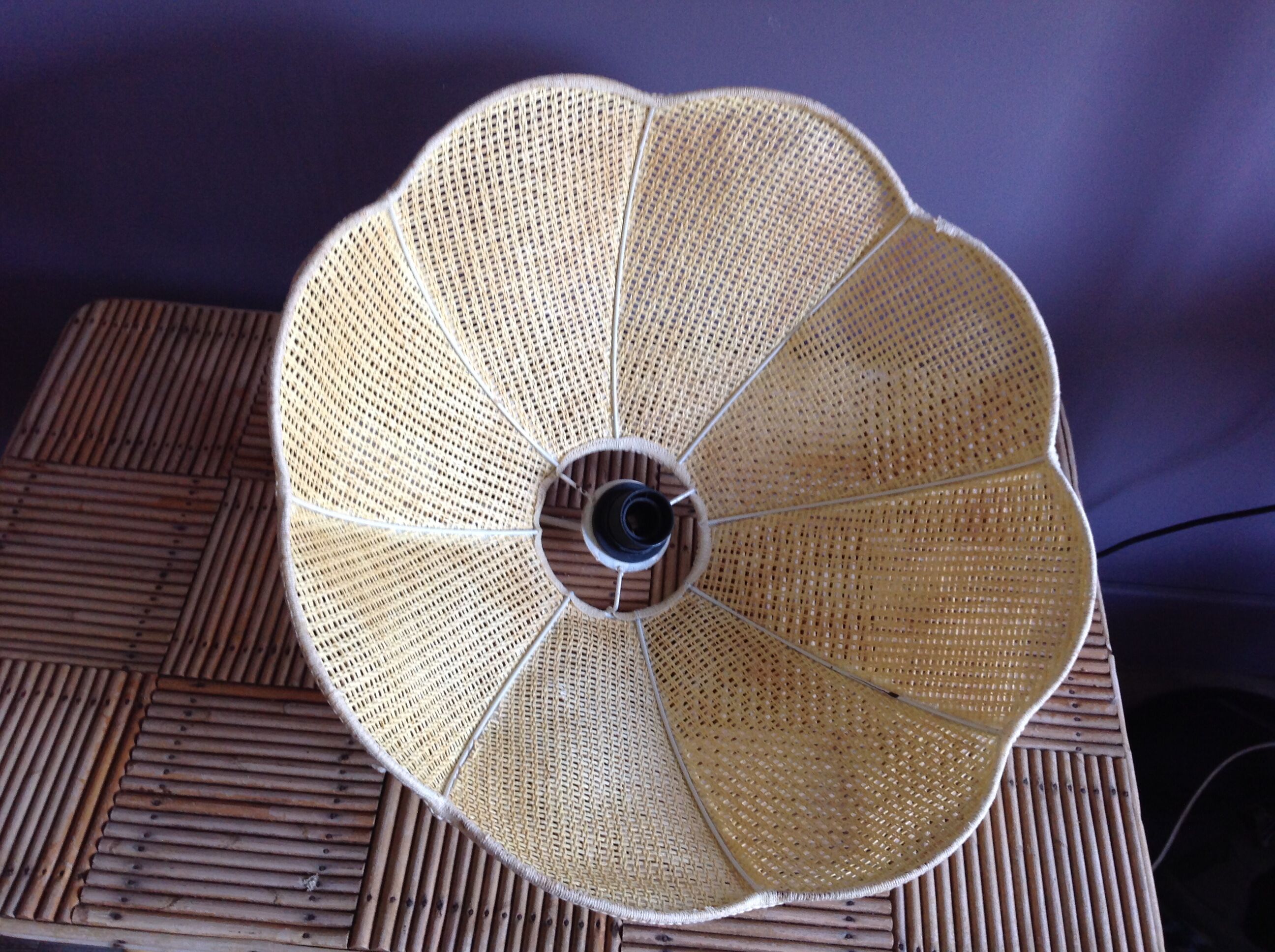 Suspension fleur vintage