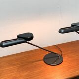 Postmodern Ring A400 table lamps by Bruno Gecchelin for Arteluce, Italy, 1970s, set of 2