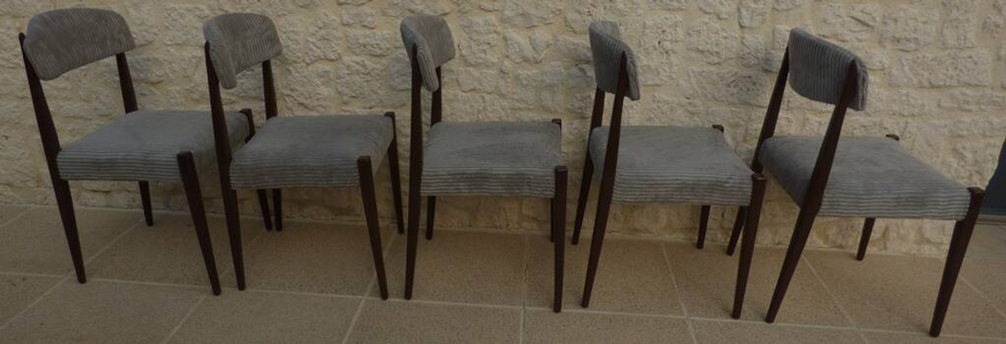 5 vintage NF14 gondola chairs from the 60s of Scandinavian design
