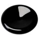 Charles Pfister black Murano glass bowl for Salviati, Italy, circa 1970.