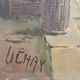 Painting René Huchet Le Croisic Brittany