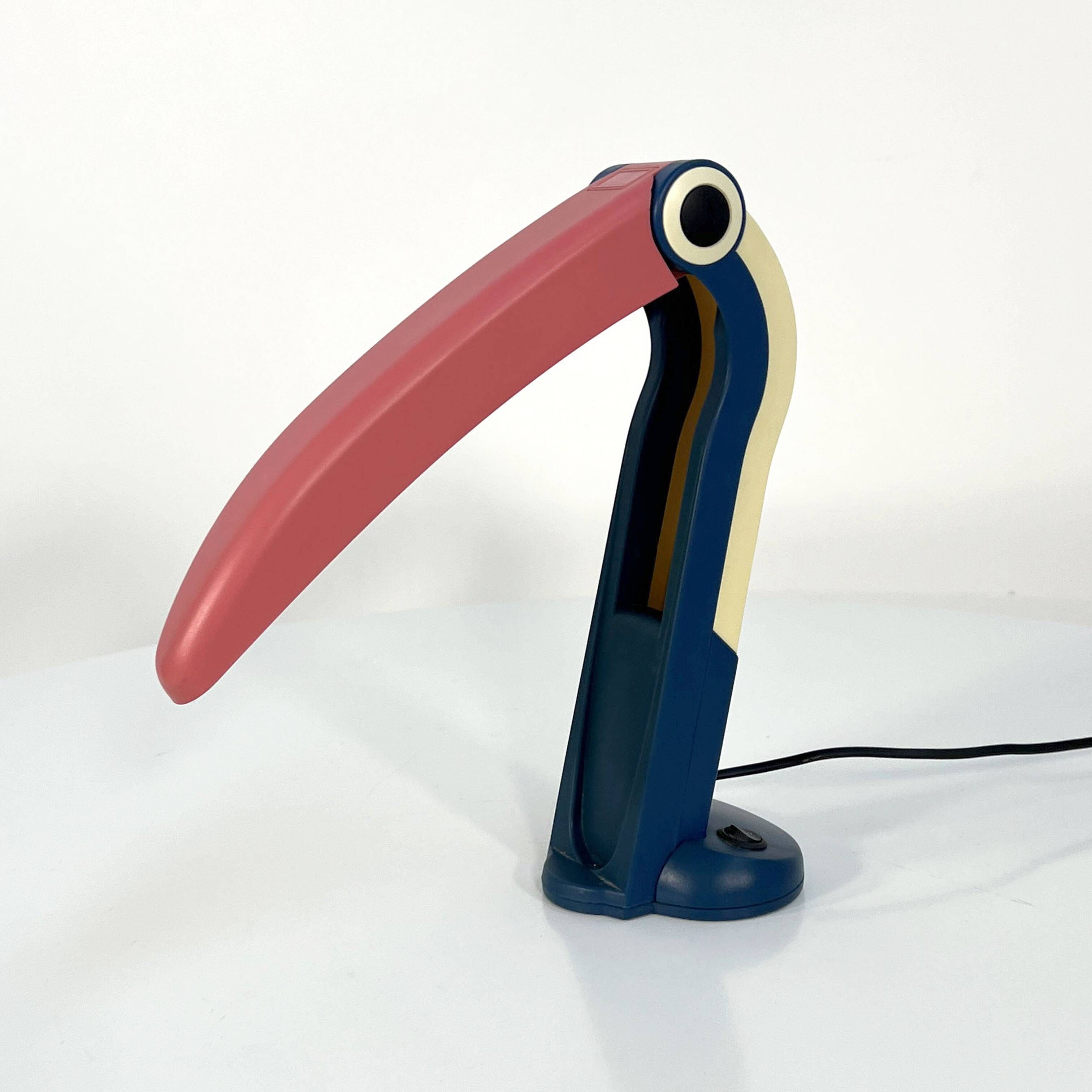 Toucan Lamp by H.T. Huang for Huanglite, 1980