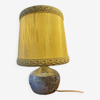 Ceramic table lamp, Rouillon, 1950