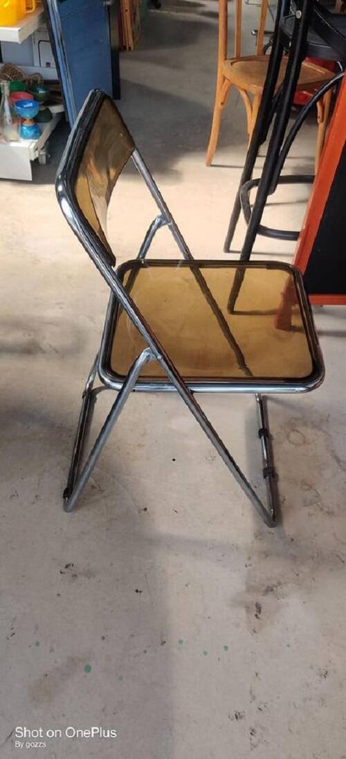 Chaise style plia 1960/70