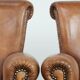 Set of two vintage sheepskin armchairs with beautiful and warm colours