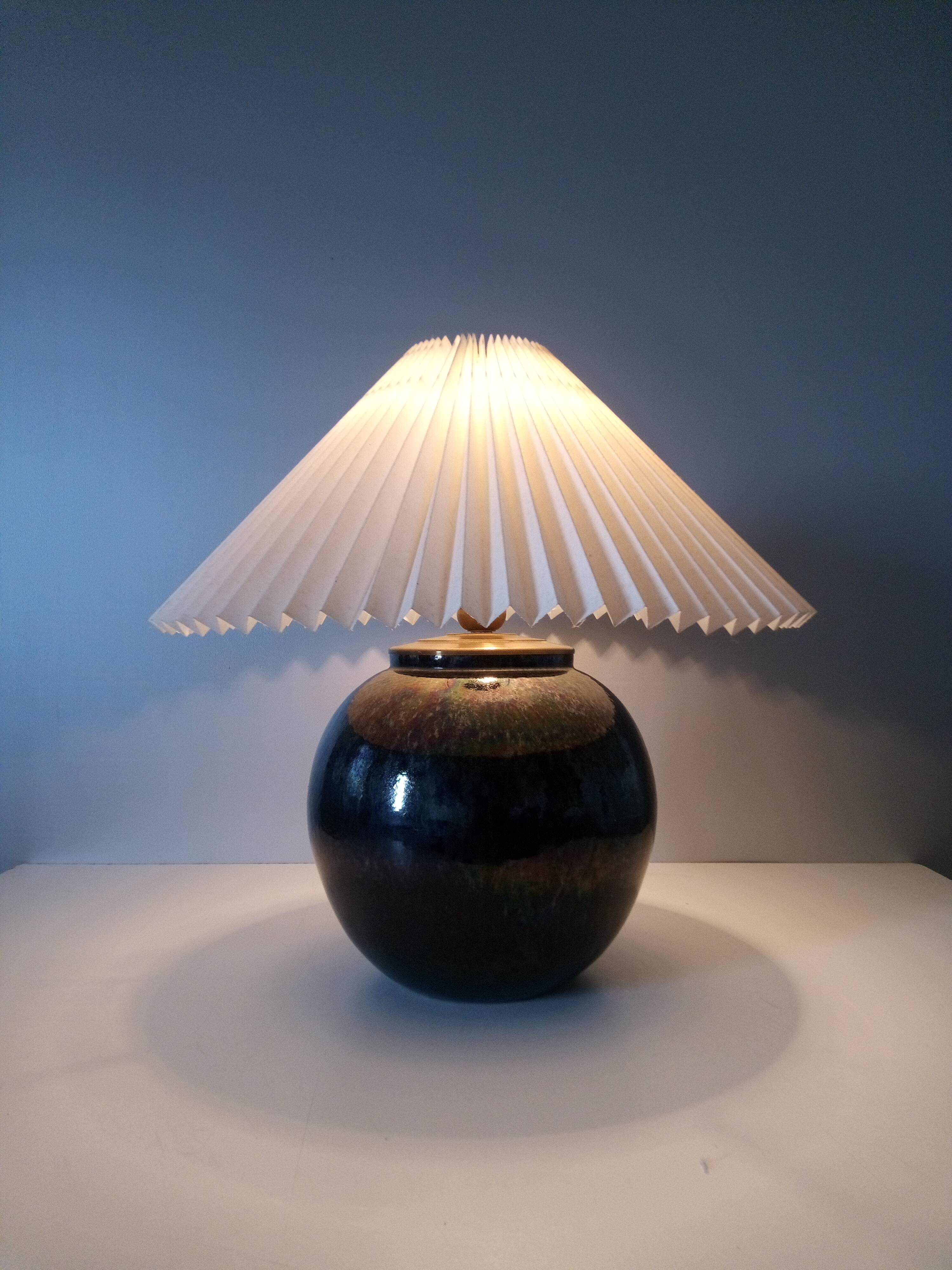 Lampe de table céramique - Jérôme Massier Vallauris
