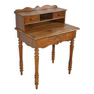 Small Tiered Desk in Blond Cherry, Louis Philippe style – Late 19th century
