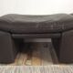 Pouf ottoman Jori en cuir des années 70-80