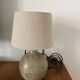 Vintage pyrite stone lamp