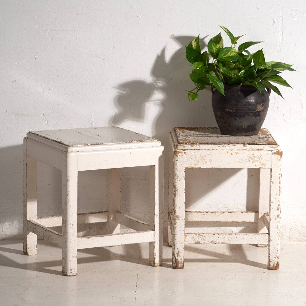 Antique pine bedside tables – Central Europe, circa 1940 #15