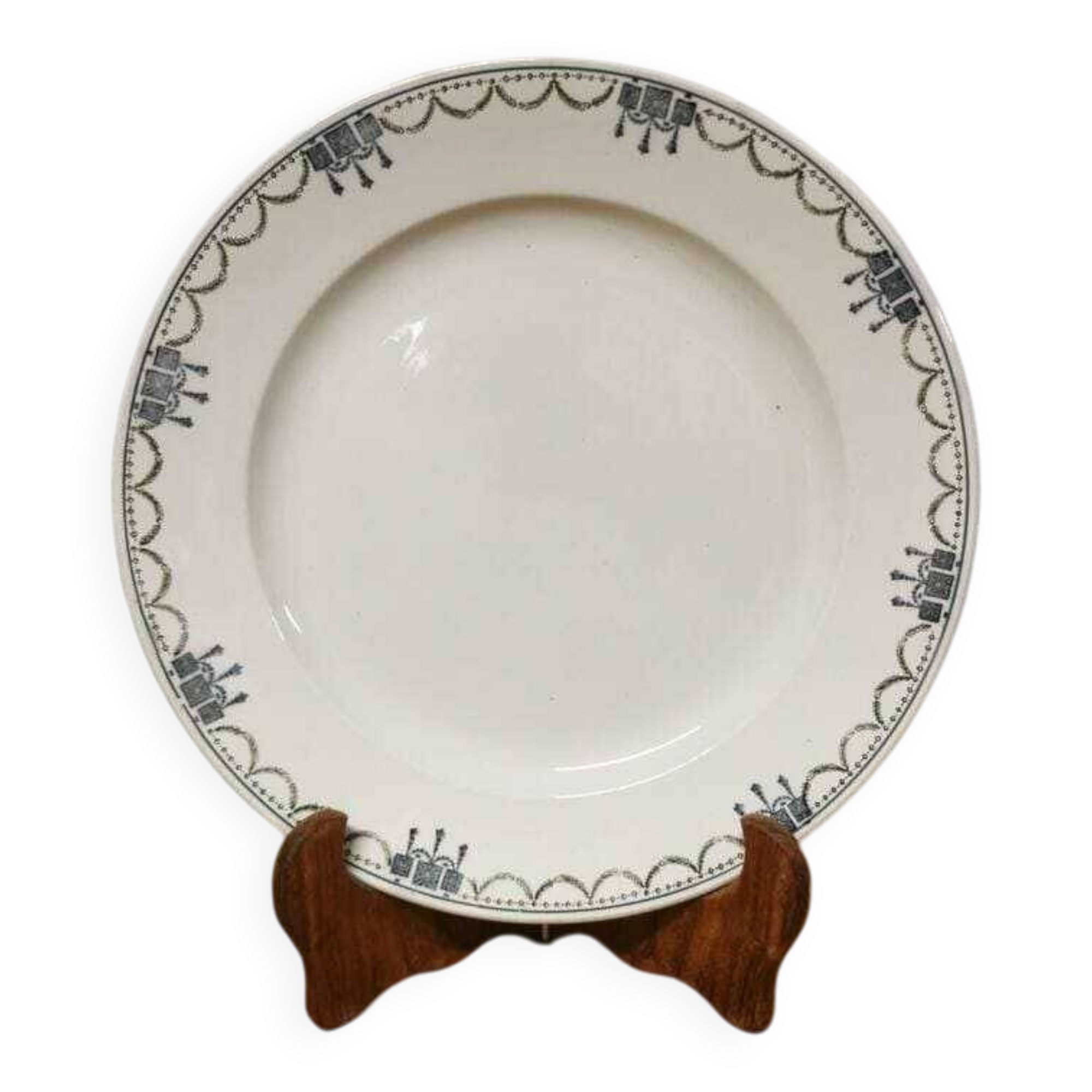 Plat de service en terre de fer l'Amandinoise