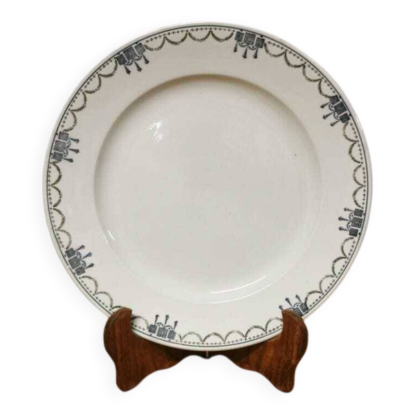 Plat de service en terre de fer l'Amandinoise