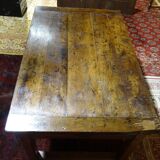 Nineteenth century farmhouse table in natural oak wood 140 x 90 cm