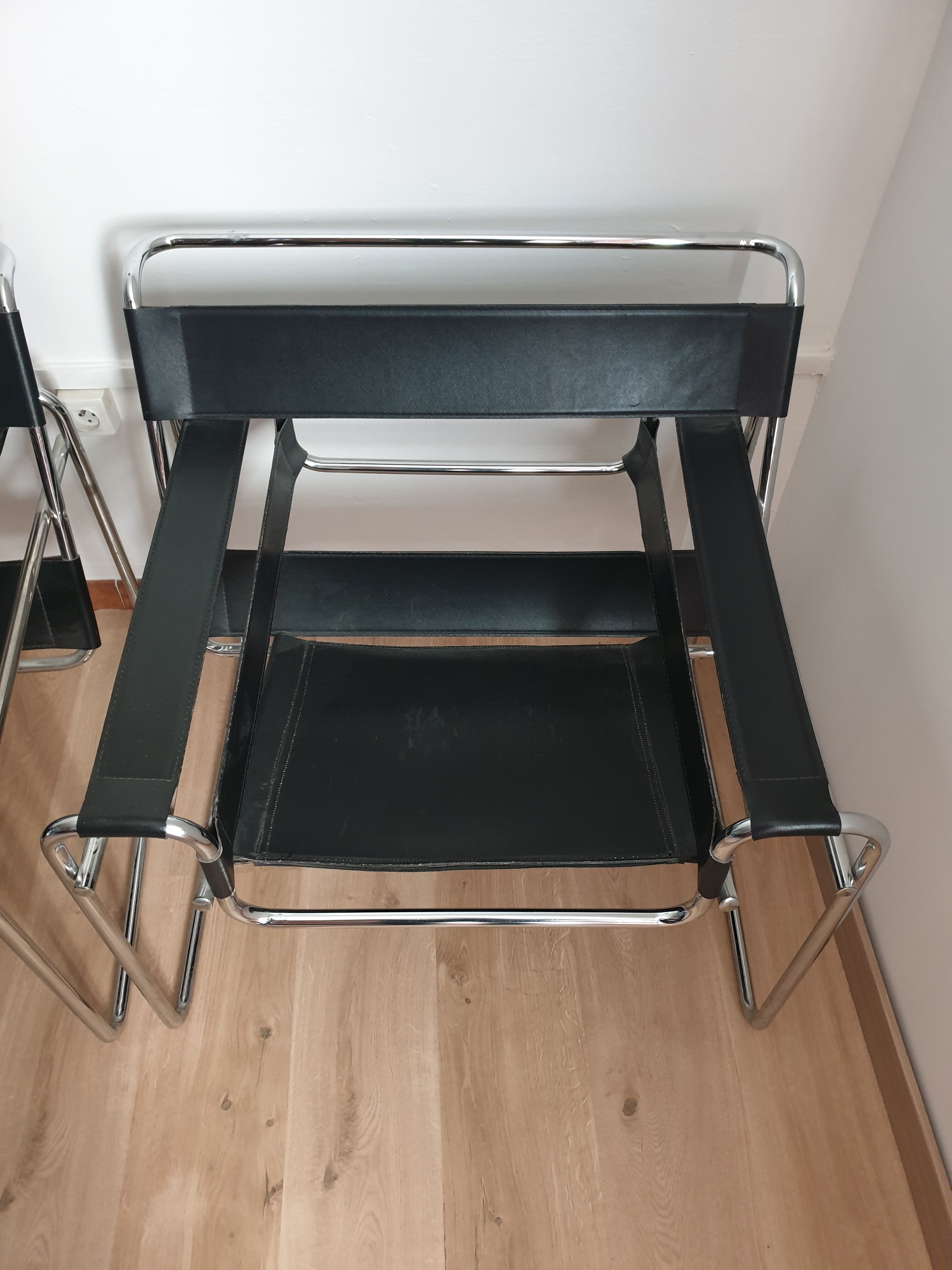 Paire de fauteuils wassily de Marcel Breuer