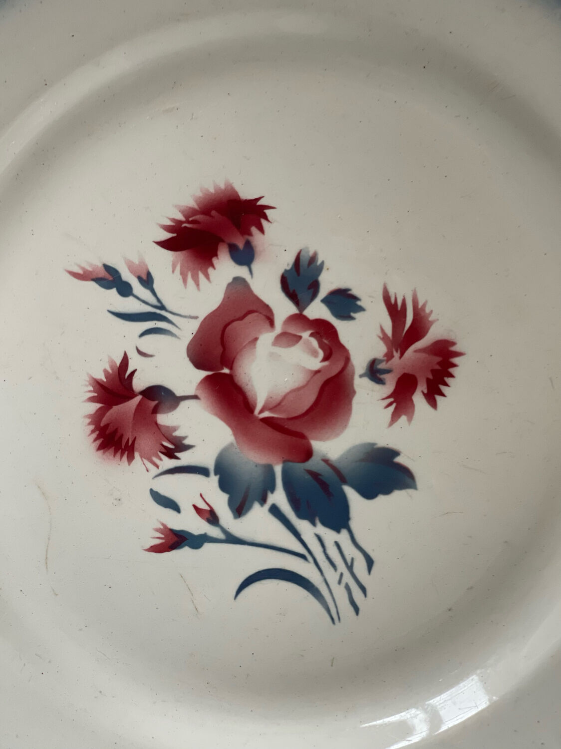 8 flat plates digoin sarreguemines