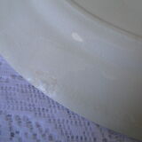 SERVING DISH OVAL E. CHARCOAL IRON EARTH SALINS ART NOUVEAU